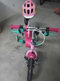 Bicicleta menina (Unicórnio rosa)