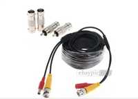 20M/65FT 2 RCA DC Connector Audio Video Power AV Cable All-In-One CCTV