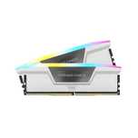 32GB DDR5 6400MHZ corsair vengeance RGB white