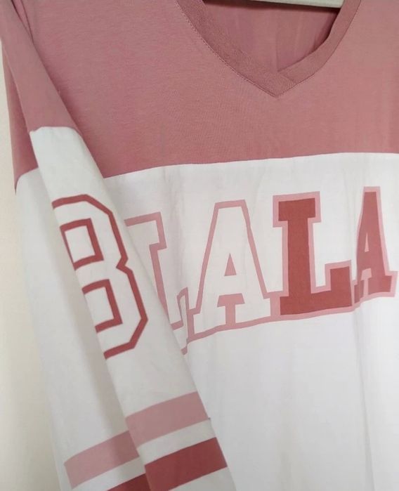 Bluzka plny lala różowa 34 XS śliczna idealny stan wlepki gratis