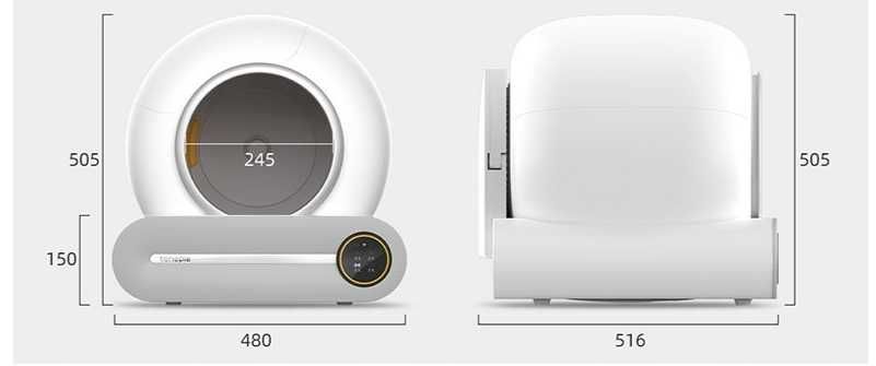 Automatyczna inteligenta  KUWETA samoczyszczaca dla kota SMART WIFI