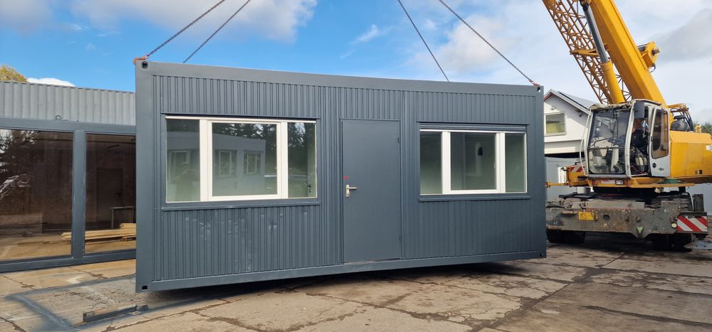Kontener socjalny biurowy budowlany 2 pomieszczenia