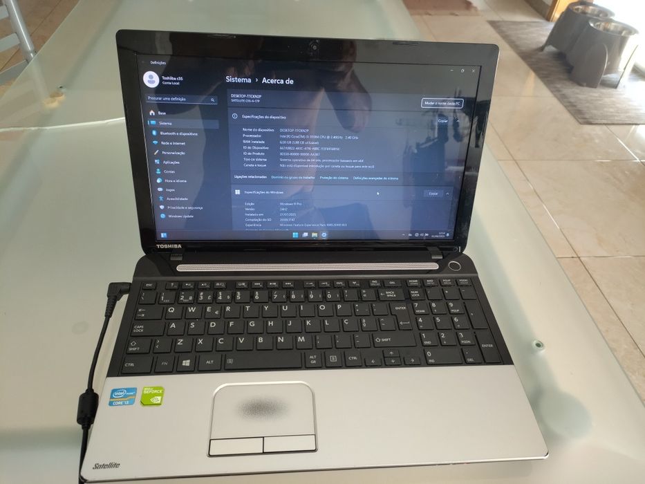 Toshiba Satélite C55-A-17 P Corei3