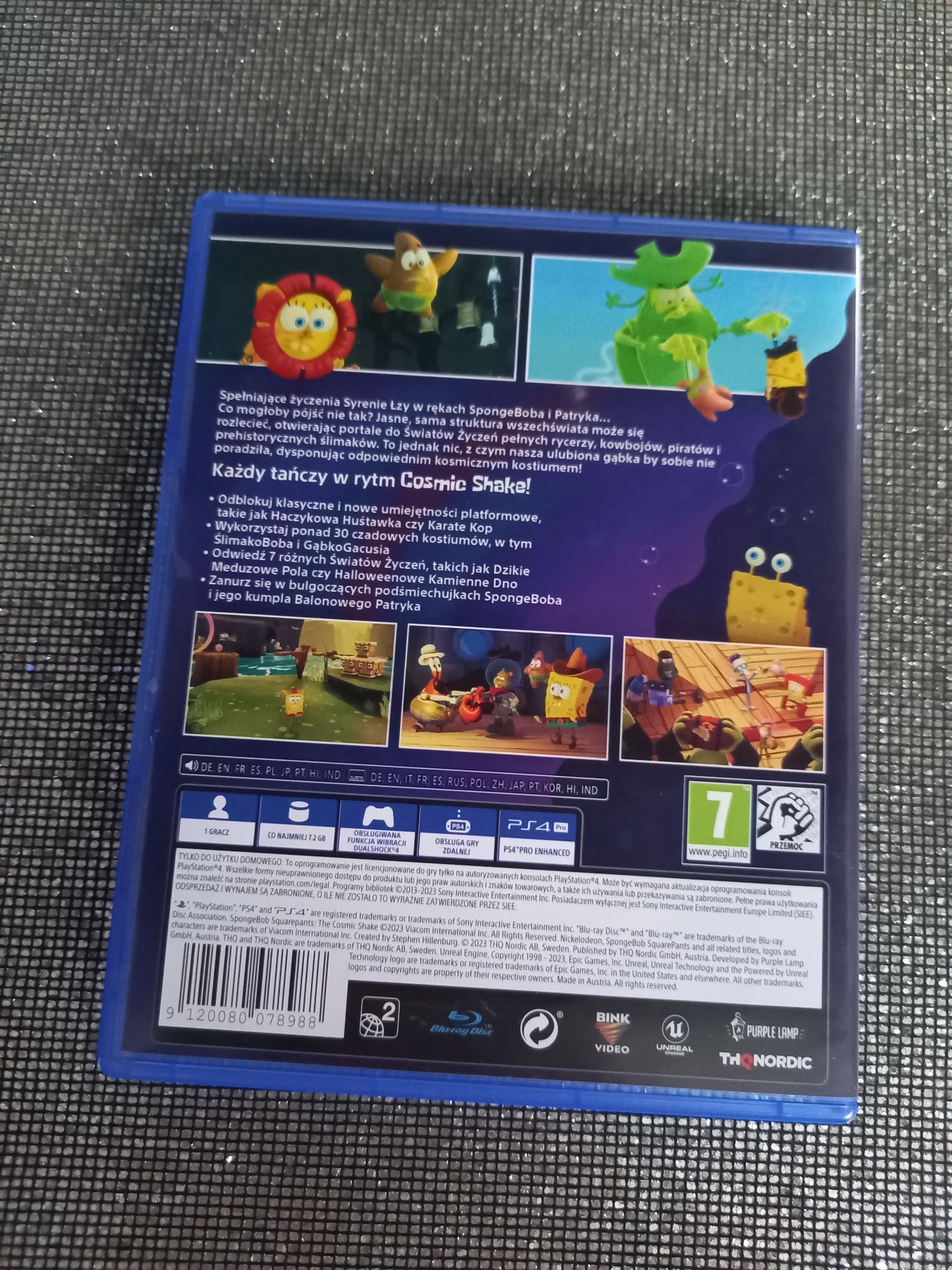 Gra SpongeBob Kanciastoporty Cosmic Shake Ps4 PlayStation 4