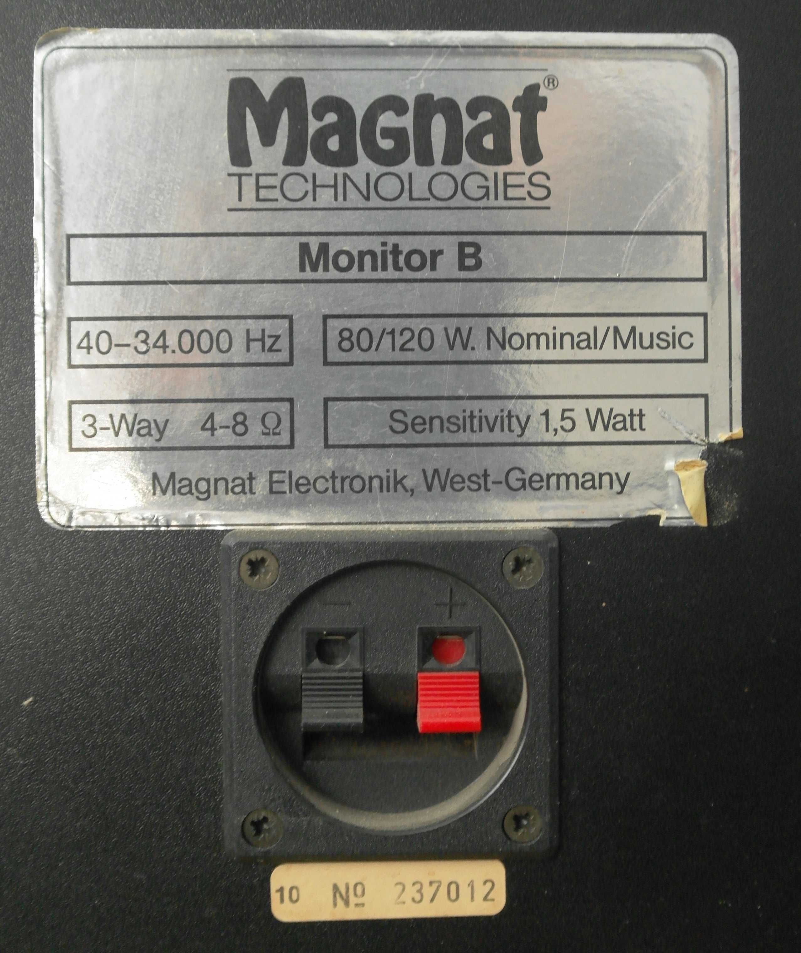 Акустическая система Magnat Monitor B, 3-х полосная  (120Вт/8кг)