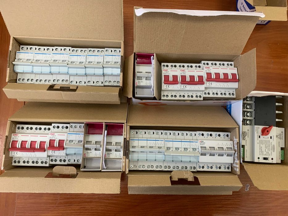 Знижки! Електрика Автомати DC Щити Провода Hager Schneider Eaton ETi