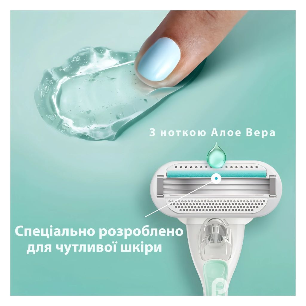 Змінні леза Gillette Venus Smooth Sensitive 4 шт оригінал