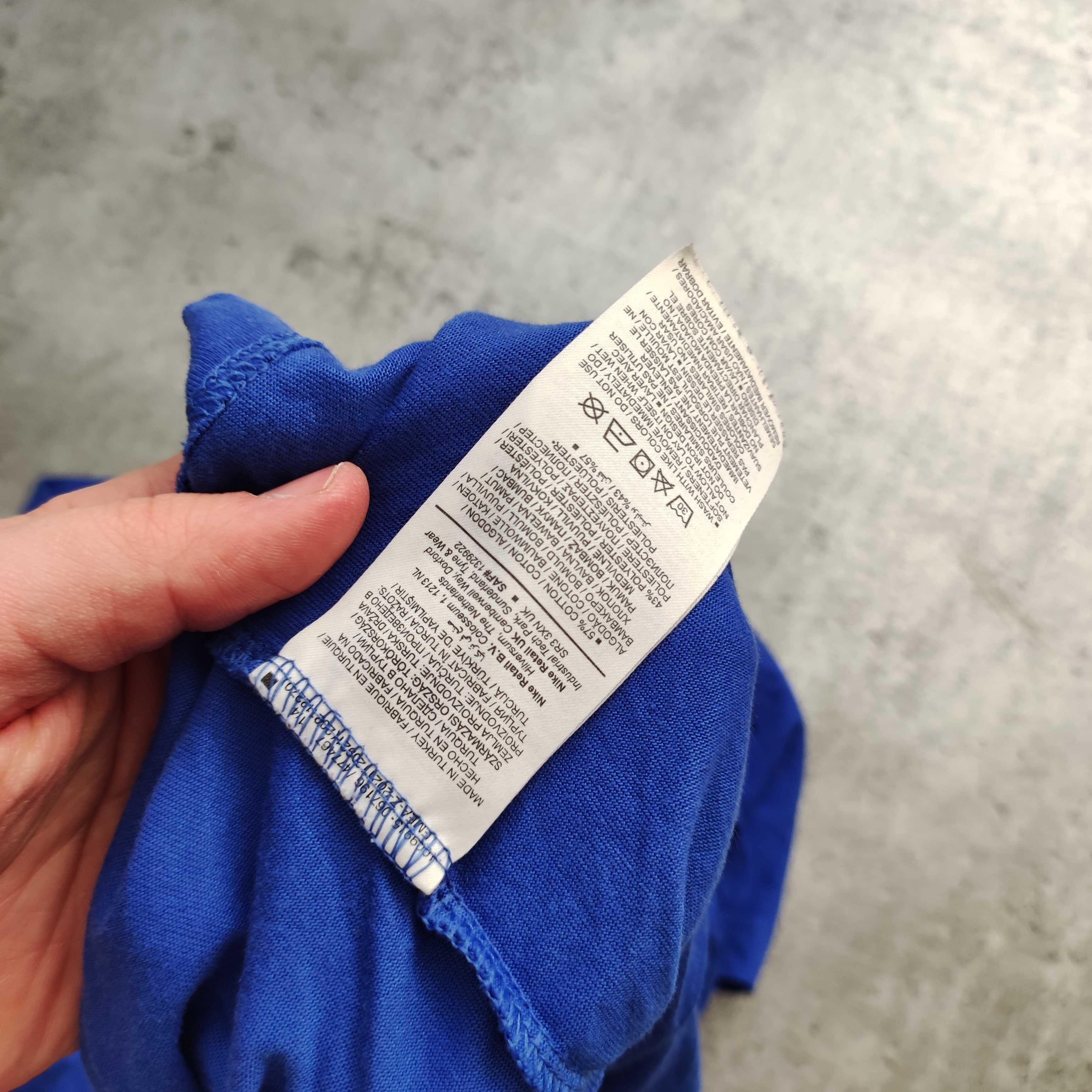 MĘSKA Koszulka Bawełna PREMIUM Granatowa Nike Dri-Fit Running Active