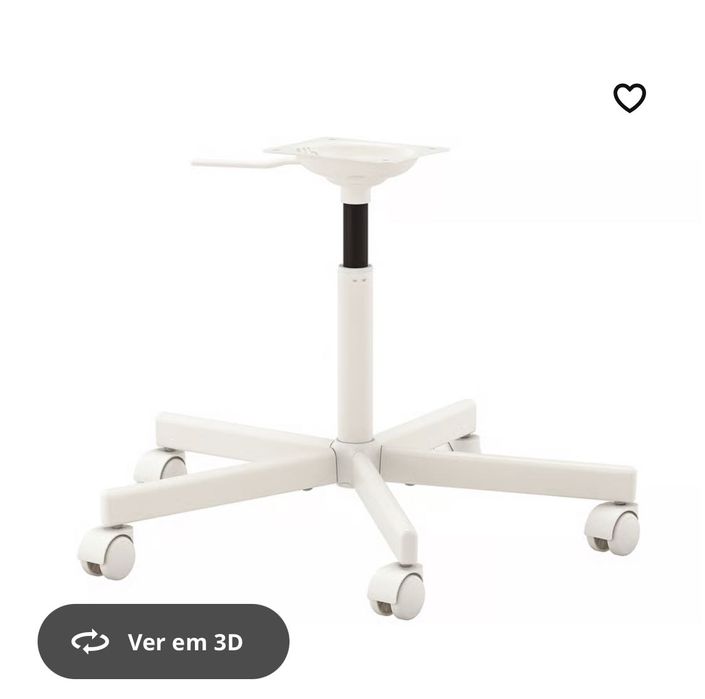 Estrutura cadeira giratória ikea
