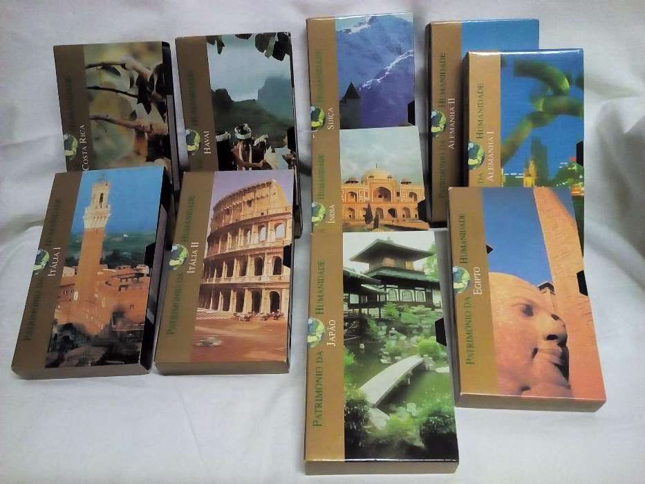 Cassetes VHS Património da Humanidade