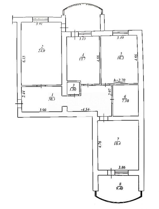 Продаж 3-кімн Левка Лукʼяненка 21к4 115,9 м2 Тимошенка Мінська Оболонь