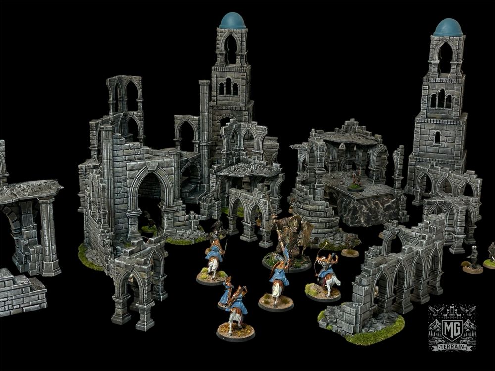 Zestaw Ruin Makiety do gry bitewnej lotrsbg mesbg saga bitewniaki