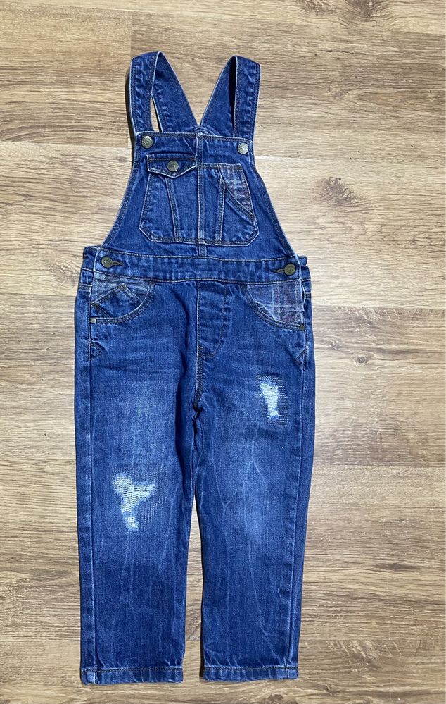 Ogrodniczki jeansowe Zara 92