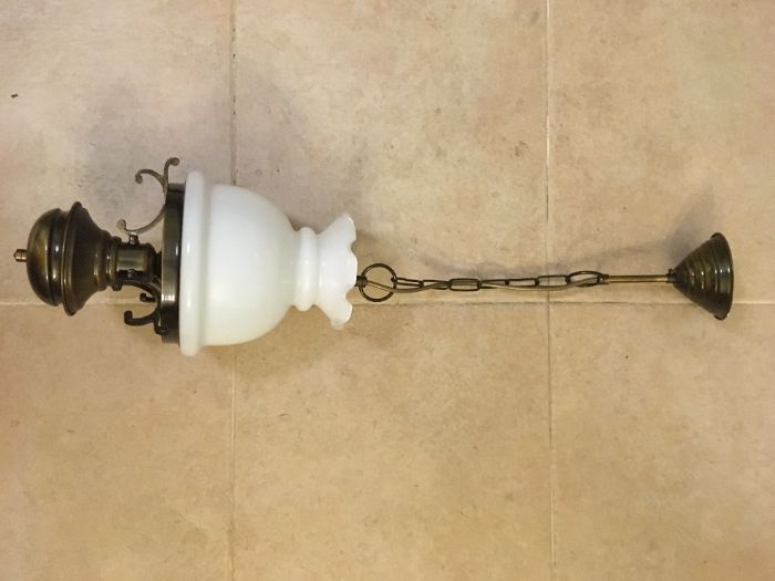 Candeeiro de teto antigo (2 lâmpadas)