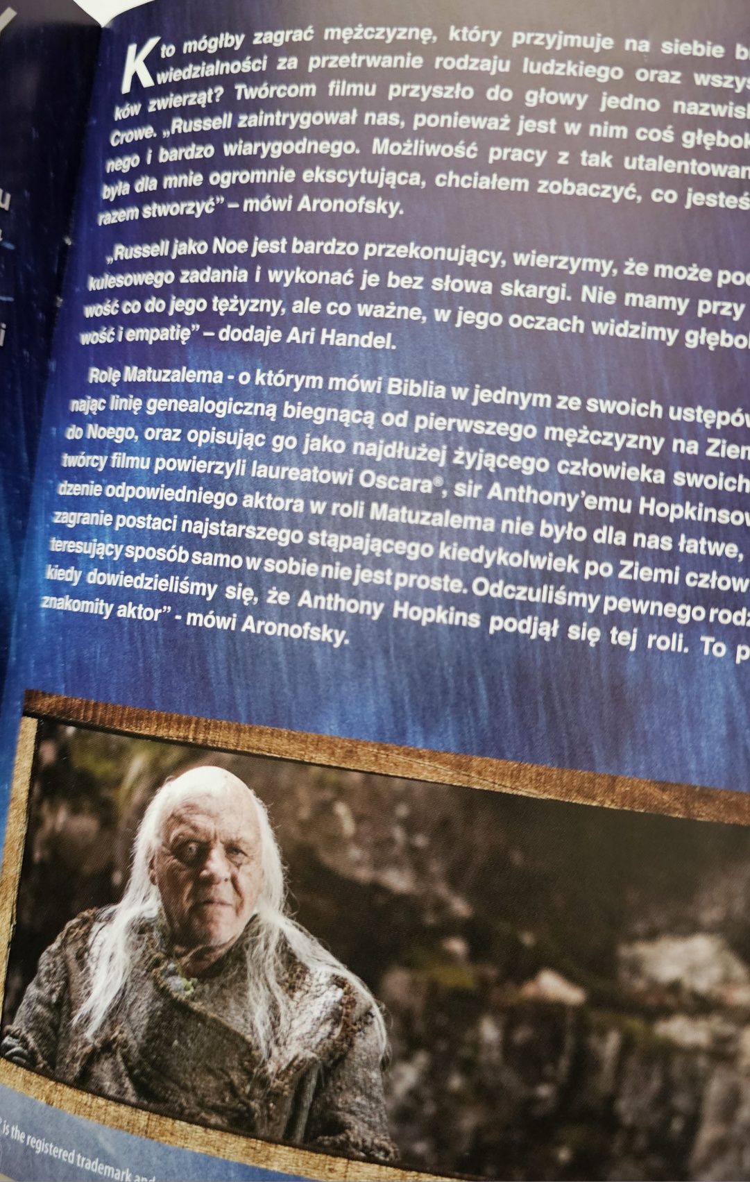 Noe Wybrany przez Boga film dvd Russel Crowe