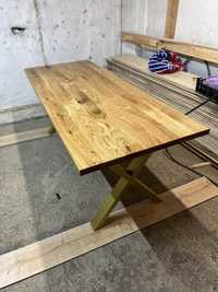 Stół debowy lity 80x200 cm