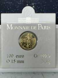 França moeda 100 euros - 2008 / Ouro