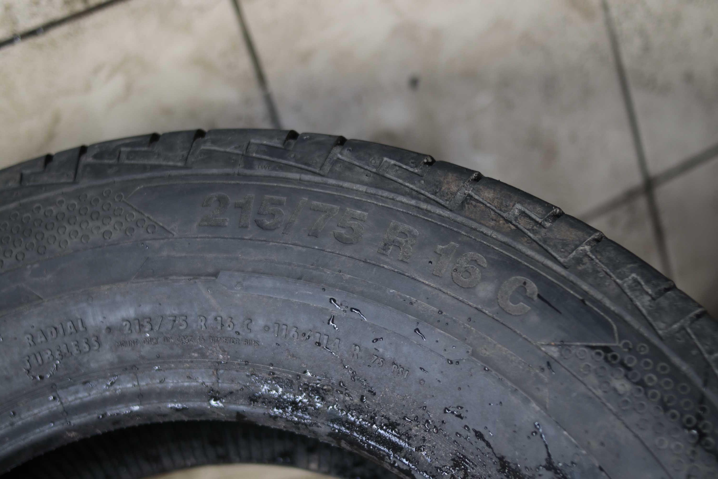 Резина Continental Conti van contact 215/75/R16C всесезонка Пара