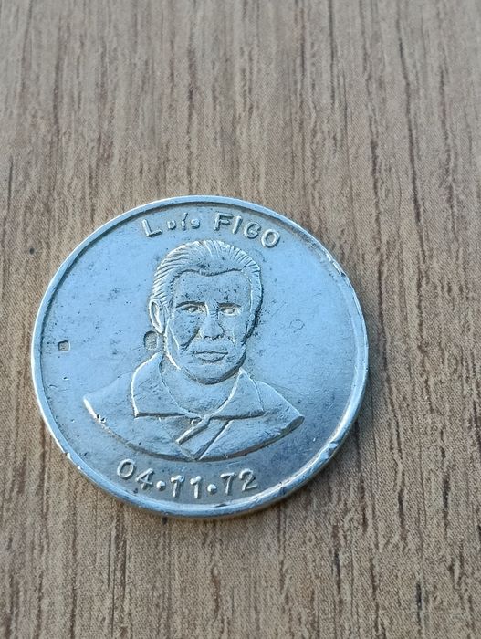 Moeda de prata Luís Figo