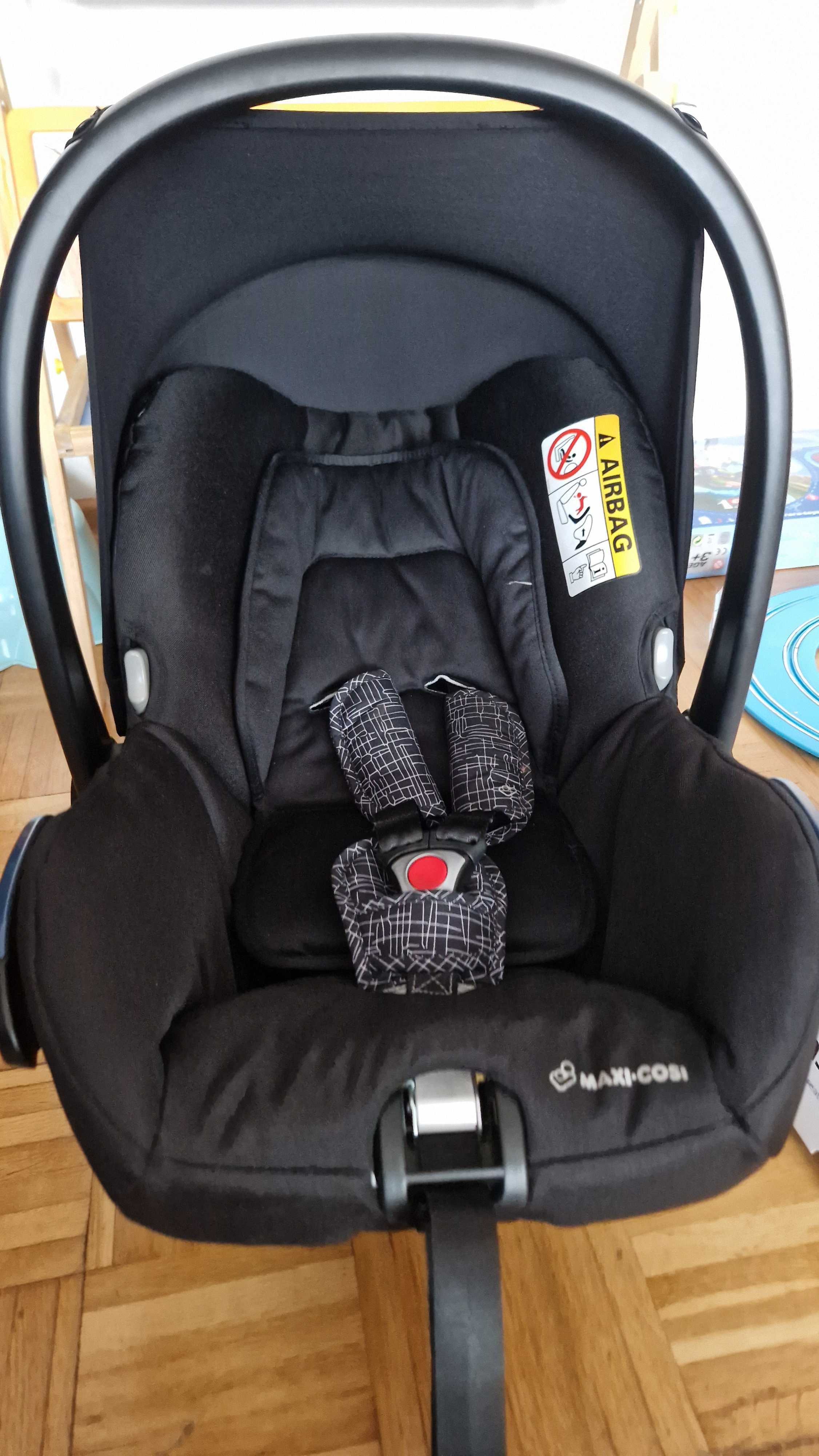 Fotelik 0-13 maxi cosi i monitor oddechu baby sense 7