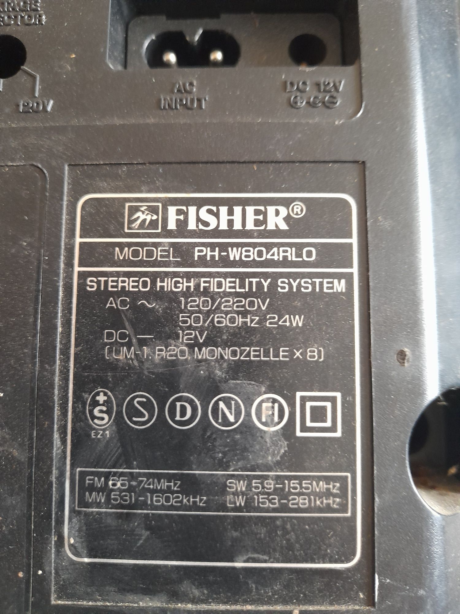 Radiomagnetofon Fisher