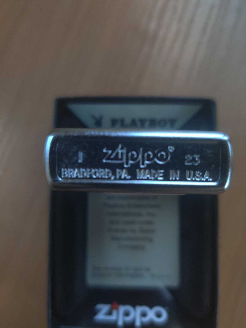 NEW! Зажигалка ZIPPO PLAYBOY новая Оригинал