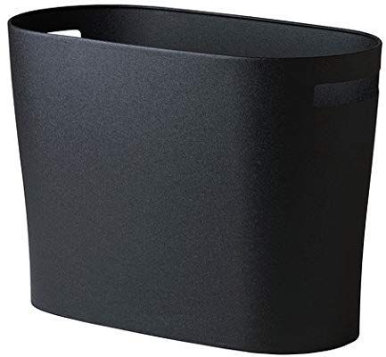 Floreira grande IKEA preta em aço para interior ou exterior