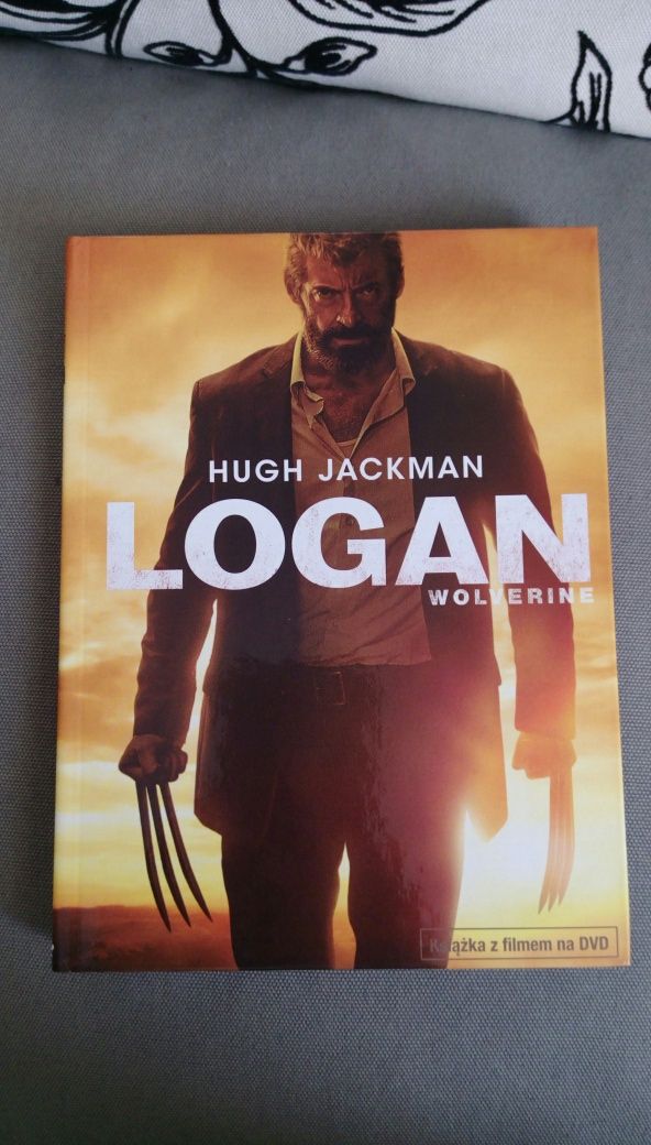 "Logan Wolverine" film DVD z książką