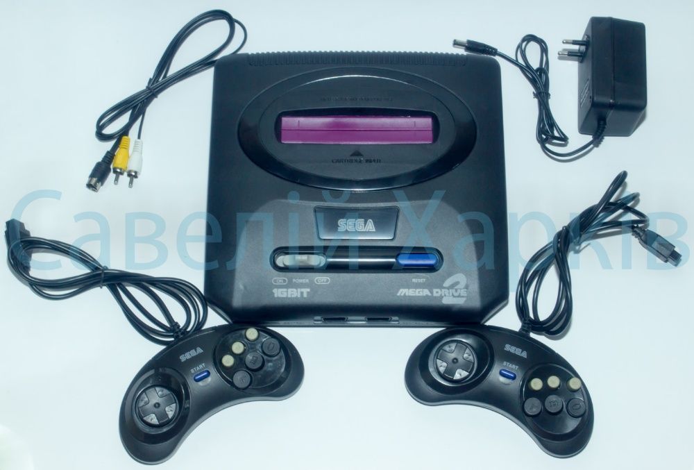 НАЛОЖКА! Приставка Sega Mega Drive 2 16 біт| 368 ігор! НОВА. Дивись!
