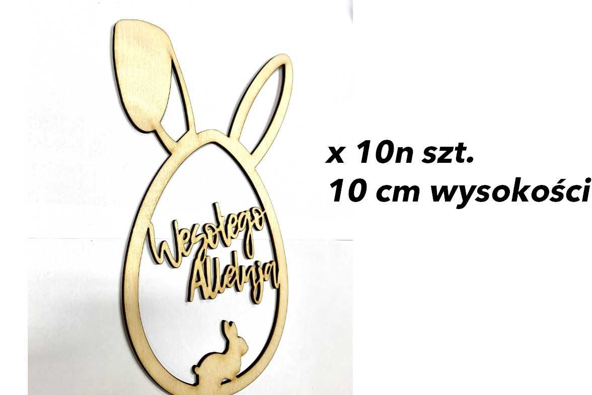 10 szt-10 cm pisanki, jajko z sklejki