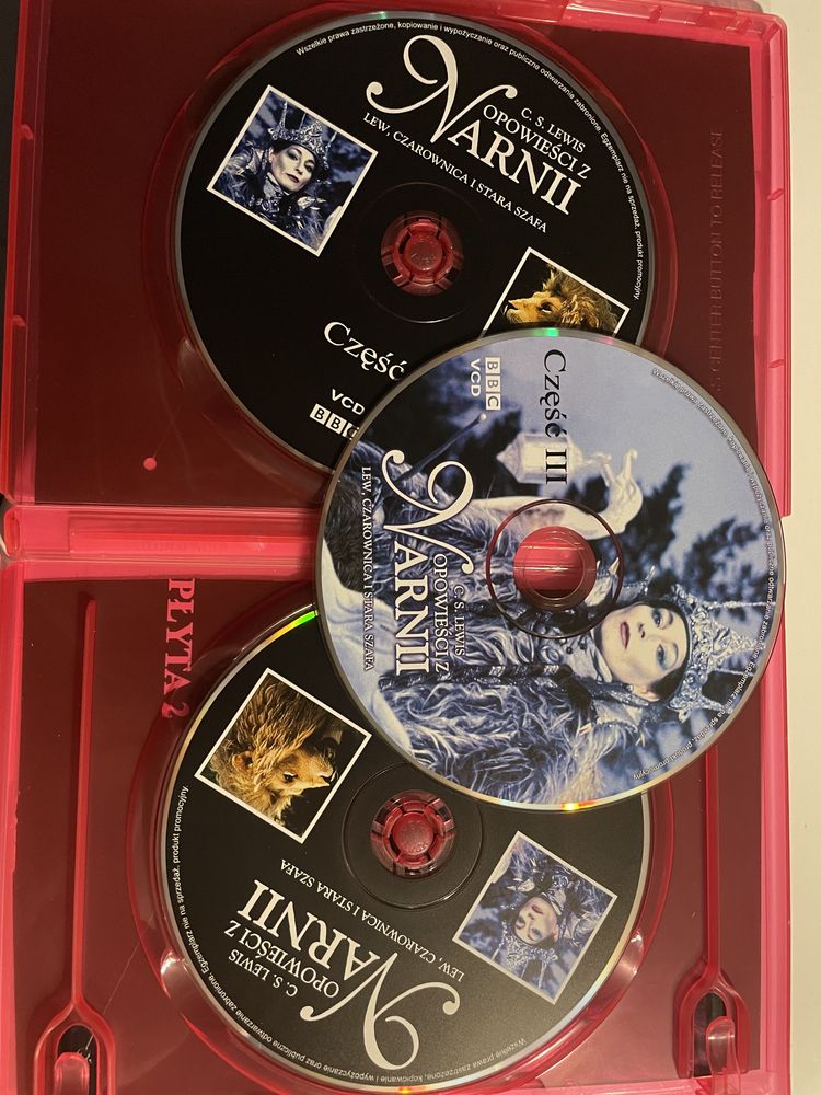 Opowieści z Narnii - serial BBC - 3 plyty DVD