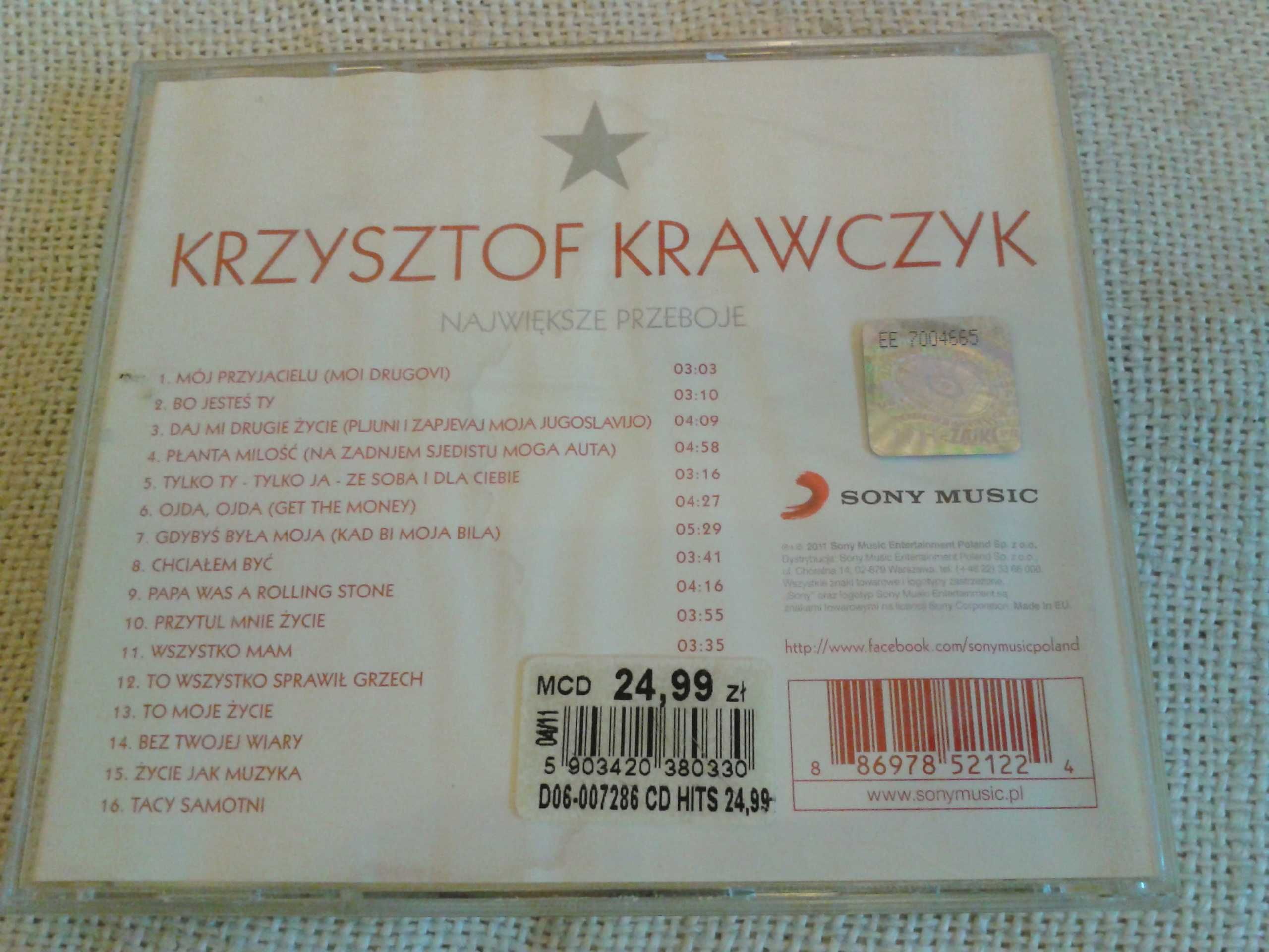 Krzysztof Krawczyk - Gwiazdy XX wieku  CD