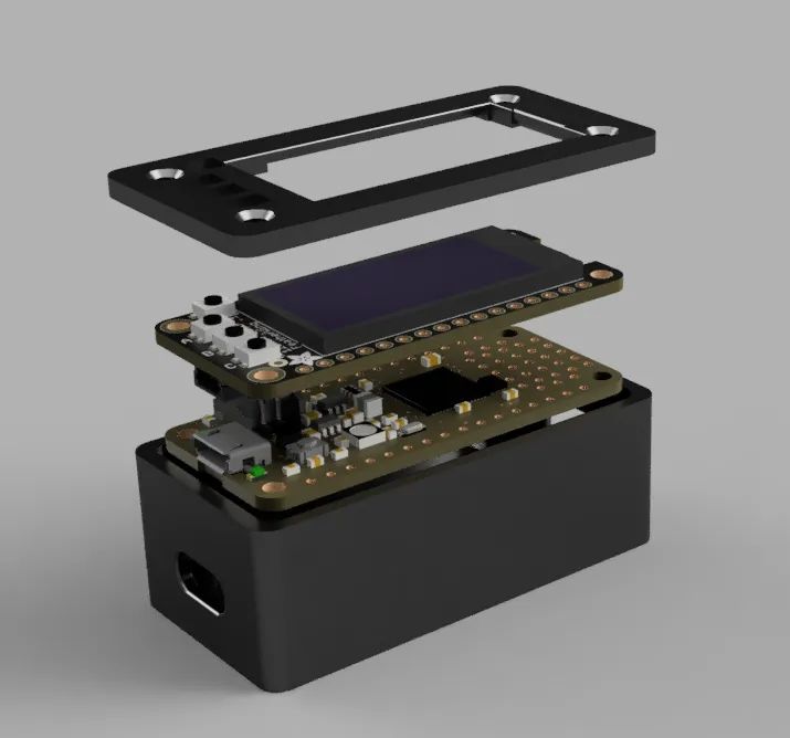 Enclosure for Adafruit M4 CAN Feather & OLED FeatherWing64552480451074120