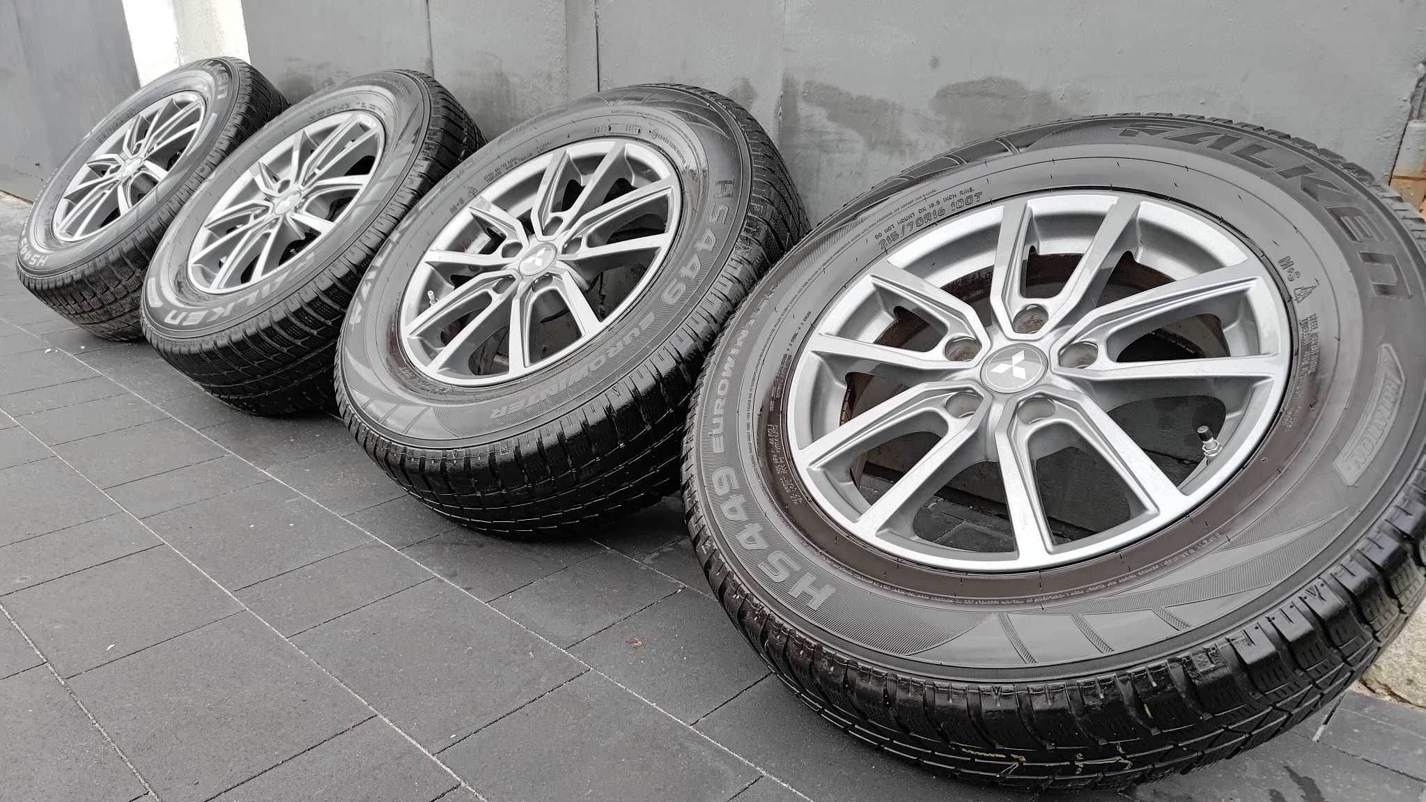 Oryginalne felgi 16 cali MITSUBISHI ASX Eclipse Cross Outlander, opony
