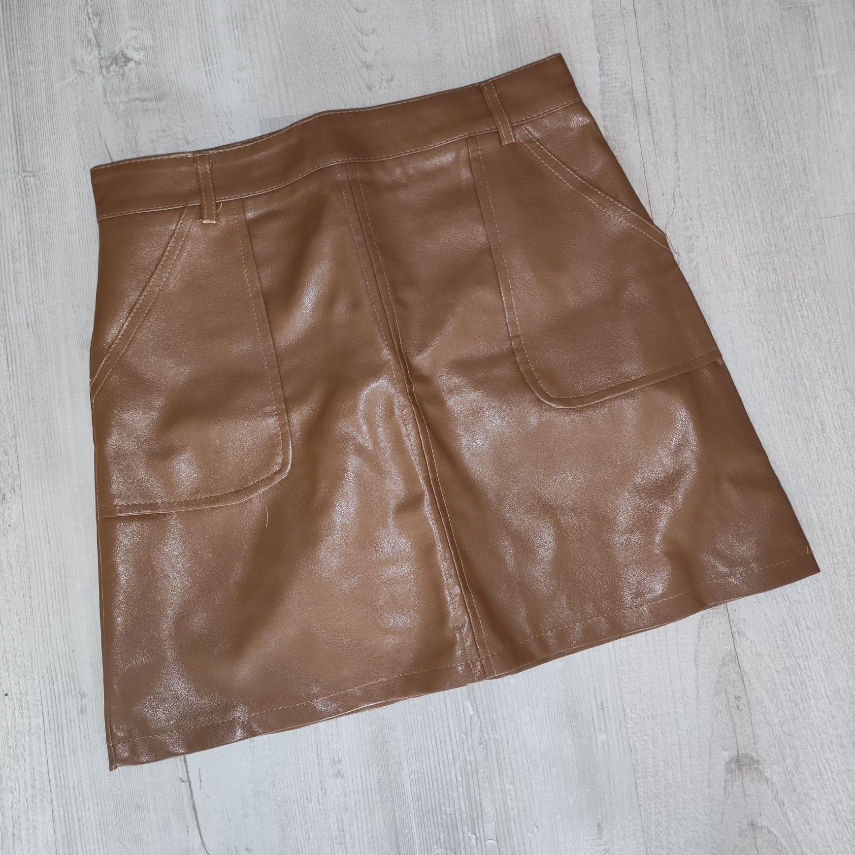 Brązowa spódnica Zara r s
