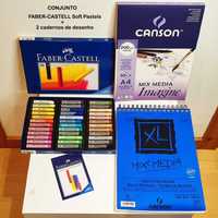 Lápis Pastel Faber-Castell Soft Pastels - 36 Unidades