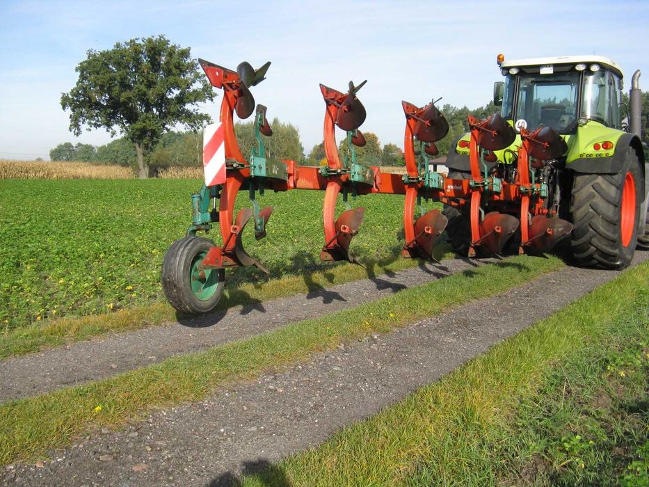 Kverneland ED100 5 skibowy 4+1 pług obrotowy ES overum gregoire besson