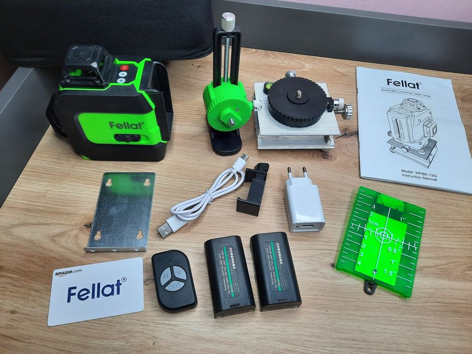 Laser 3D 360° 12 linii Profesjonalny Przenośny