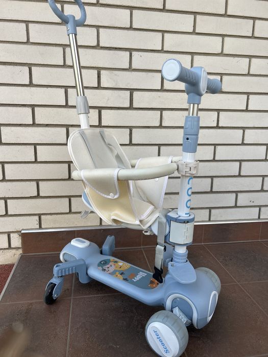 Самокат дитячий блакитний