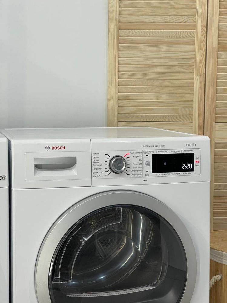 Ідеальний Комплект Bosch 8 Serie (пральна та сушильна машини) А+++