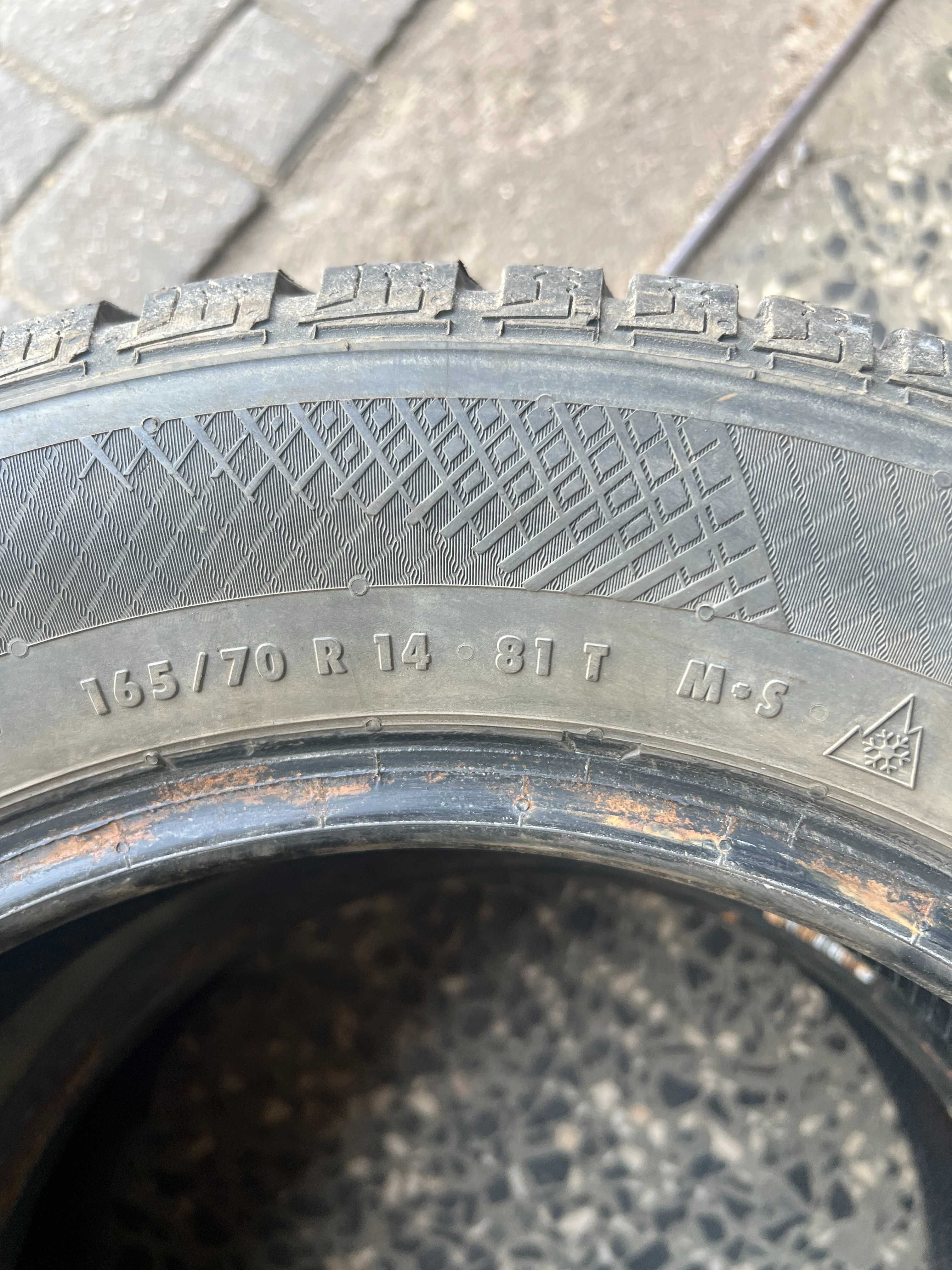 165/70r14 paxaro opony zimowe 4szt 2020r stan bdb