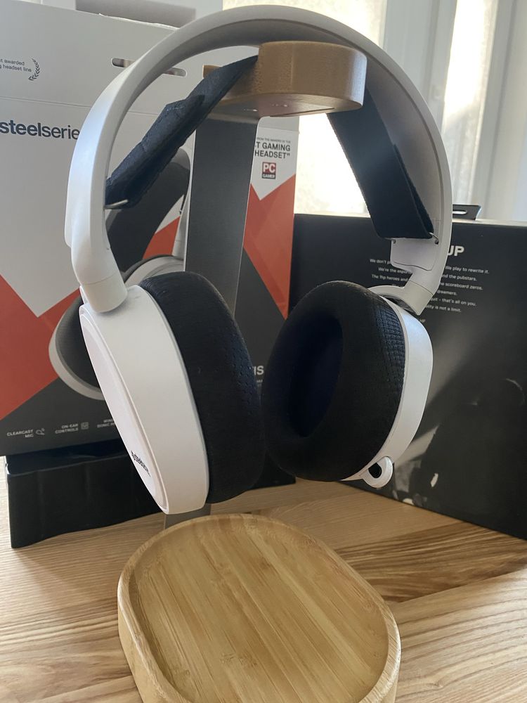 Przewodowy zestaw słuchawkowy ARCTIS 3 Steelseries biały słuchawki