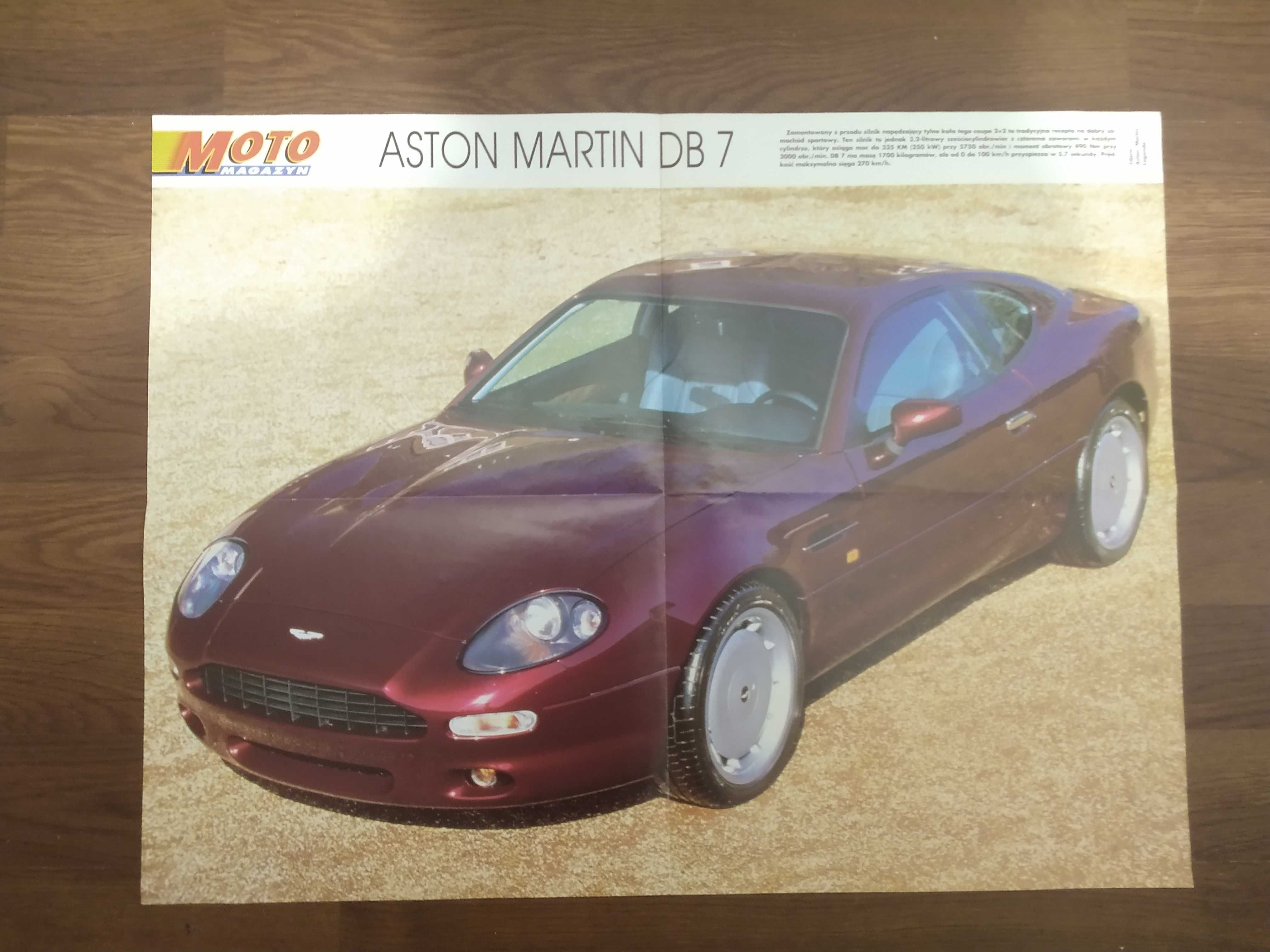 Aston Martin DB 7 - Plakat, poster