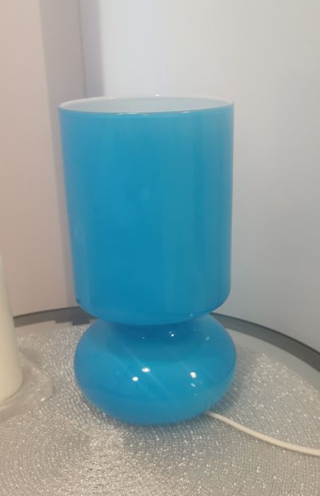 Lampa IKEA LYKTA turkusowa