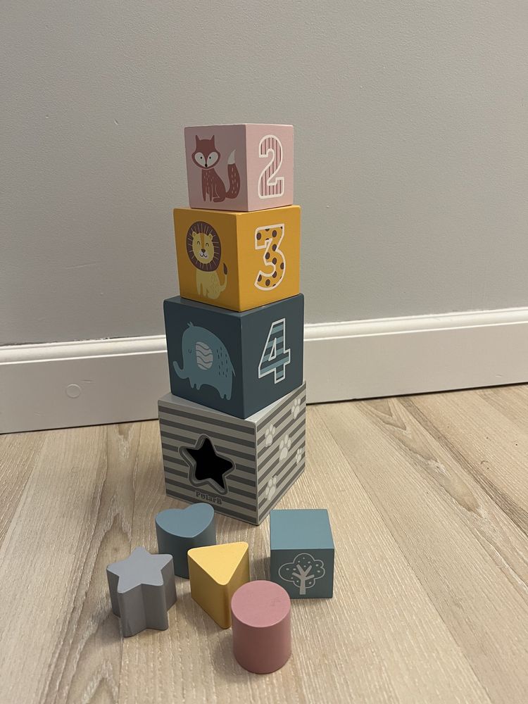 Кубики пирамидка viga toys
