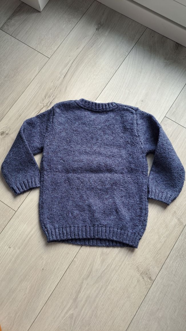 H&M HM sweter sweterek z misiem Teddy 86cm