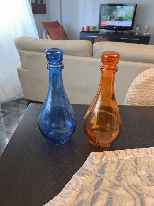 vasos de vidro decorativos