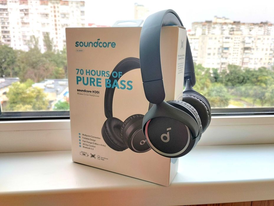 Топові навушники Anker SoundСore H30i Bluetooth та AUX