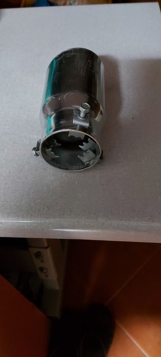 Ponteira escape em bom estado