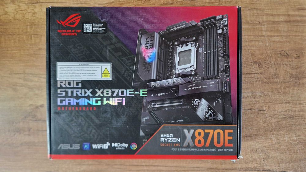 Płyta główna ASUS ROG Strix X870E-E Gaming WiFi AM5 box gwaranc 516112